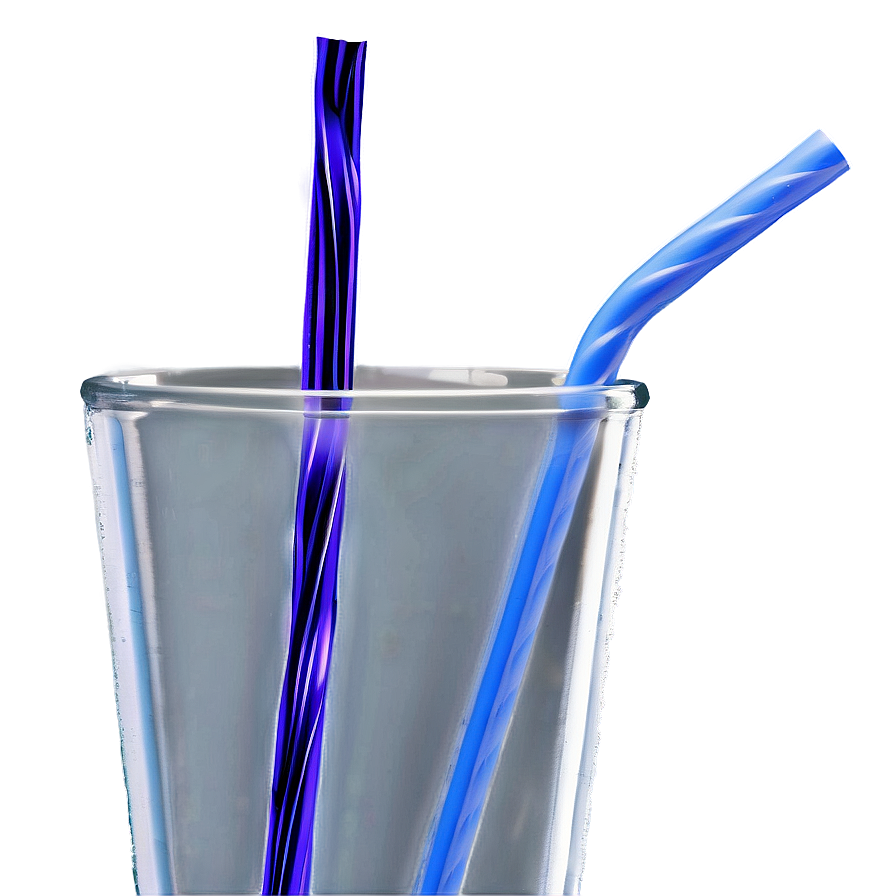 Blue Straw Png 05242024 PNG