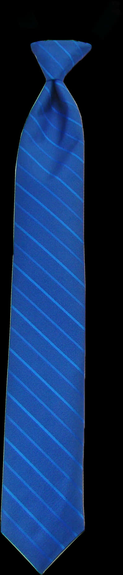 Blue Striped Necktie PNG