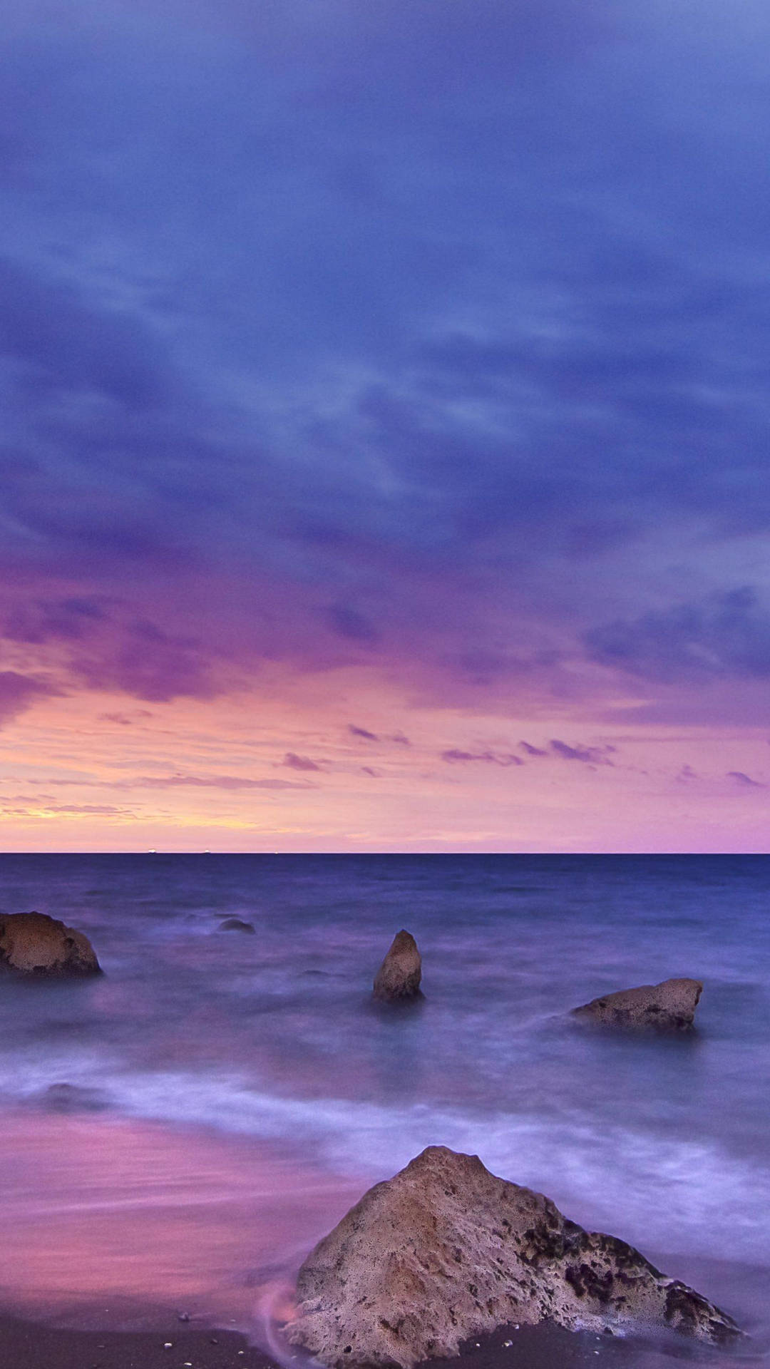 Sunset Ocean 1440 X 2560 Wallpaper