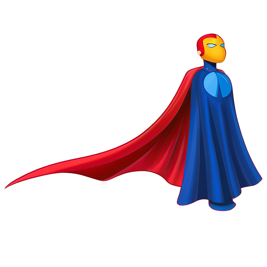 Blue Superhero Cape Clipart Png 12 PNG