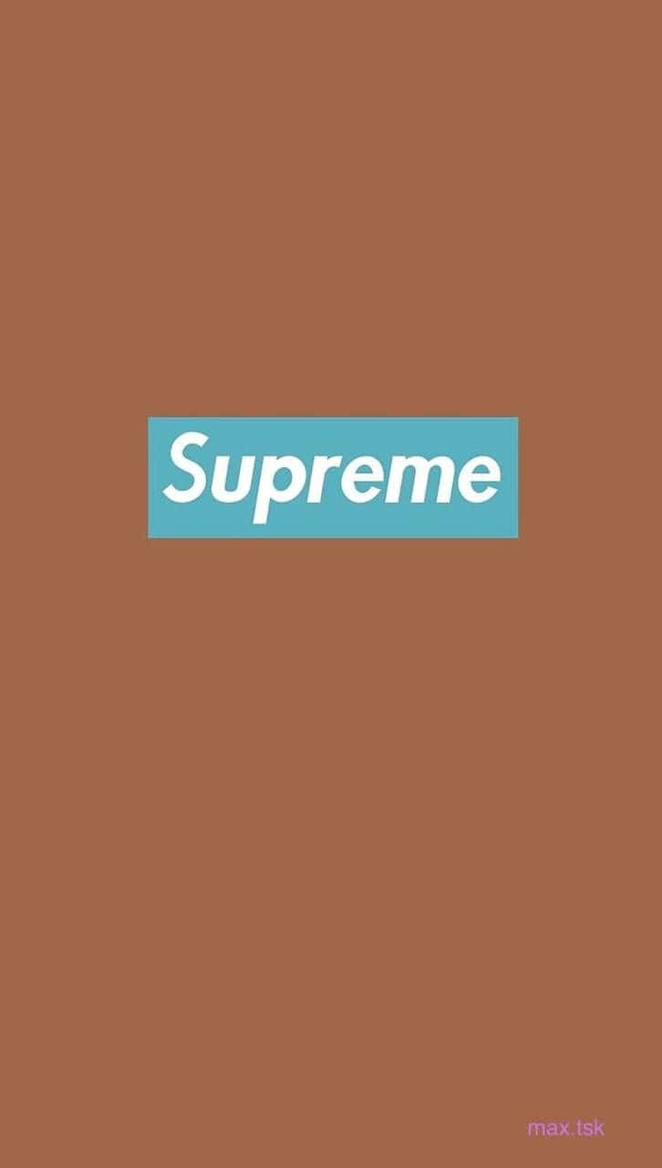Download Unisex luxury blue Supreme shirt Wallpaper
