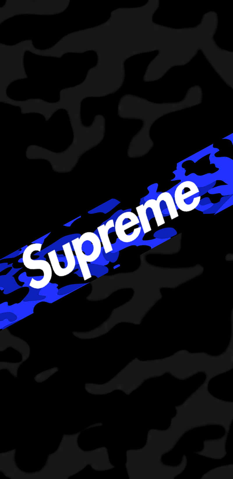 Opartisklyxig Blå Supreme-skjorta Wallpaper