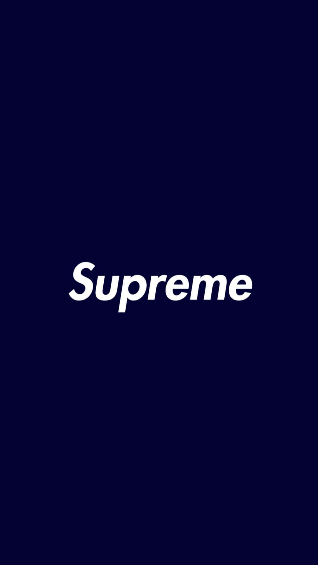 Supreme  Blue Logo Wallpaper Download  MobCup