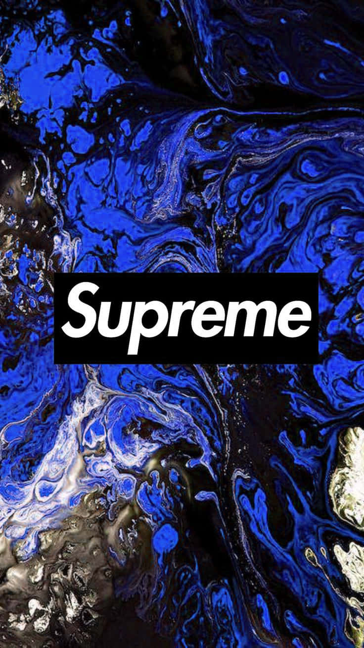 Supreme blue brands desenho designer white HD phone wallpaper  Peakpx