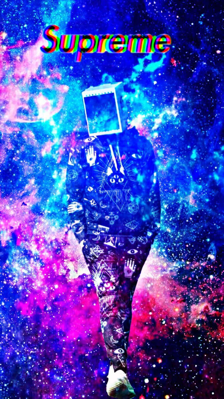 Supreme - A Man In A Space Suit Wallpaper