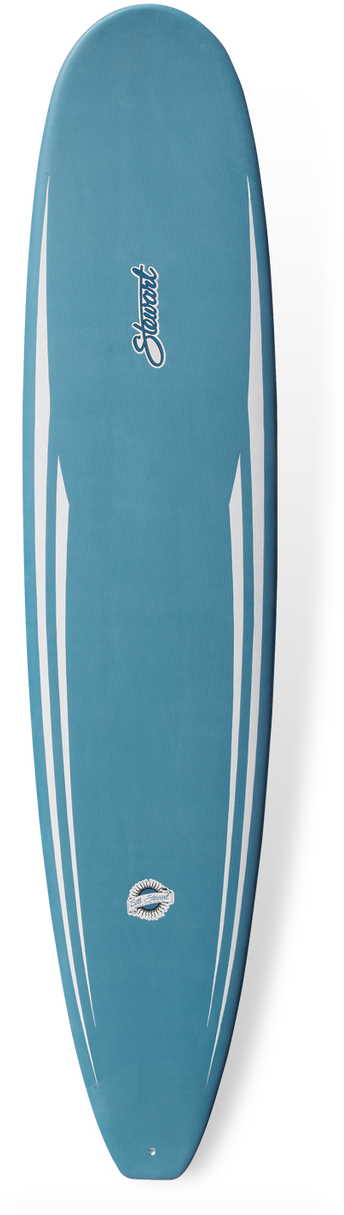 Blue Surfboard Standing Vertical PNG