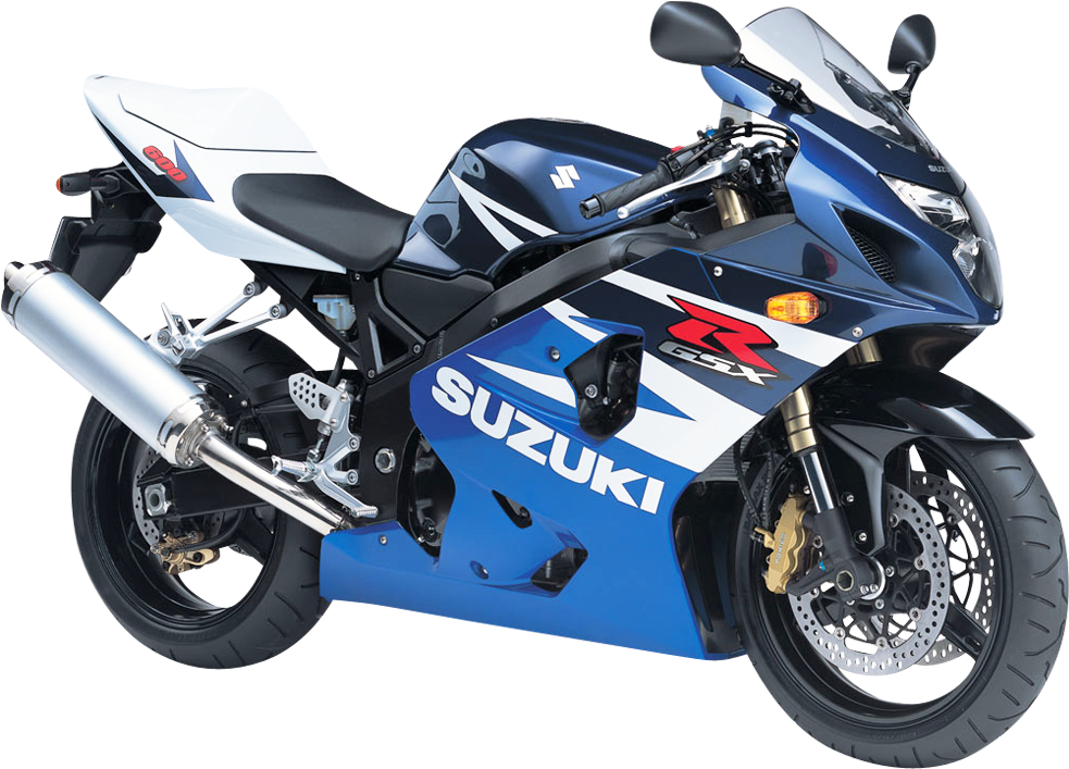 Blue Suzuki G S X Sportbike PNG