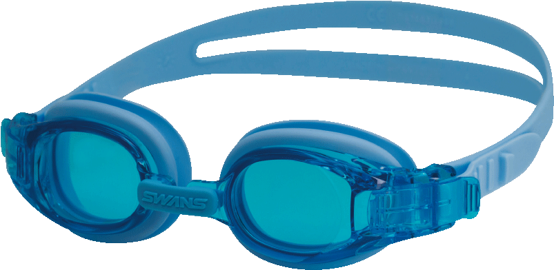 Blue Swimming Goggles Product Image PNG