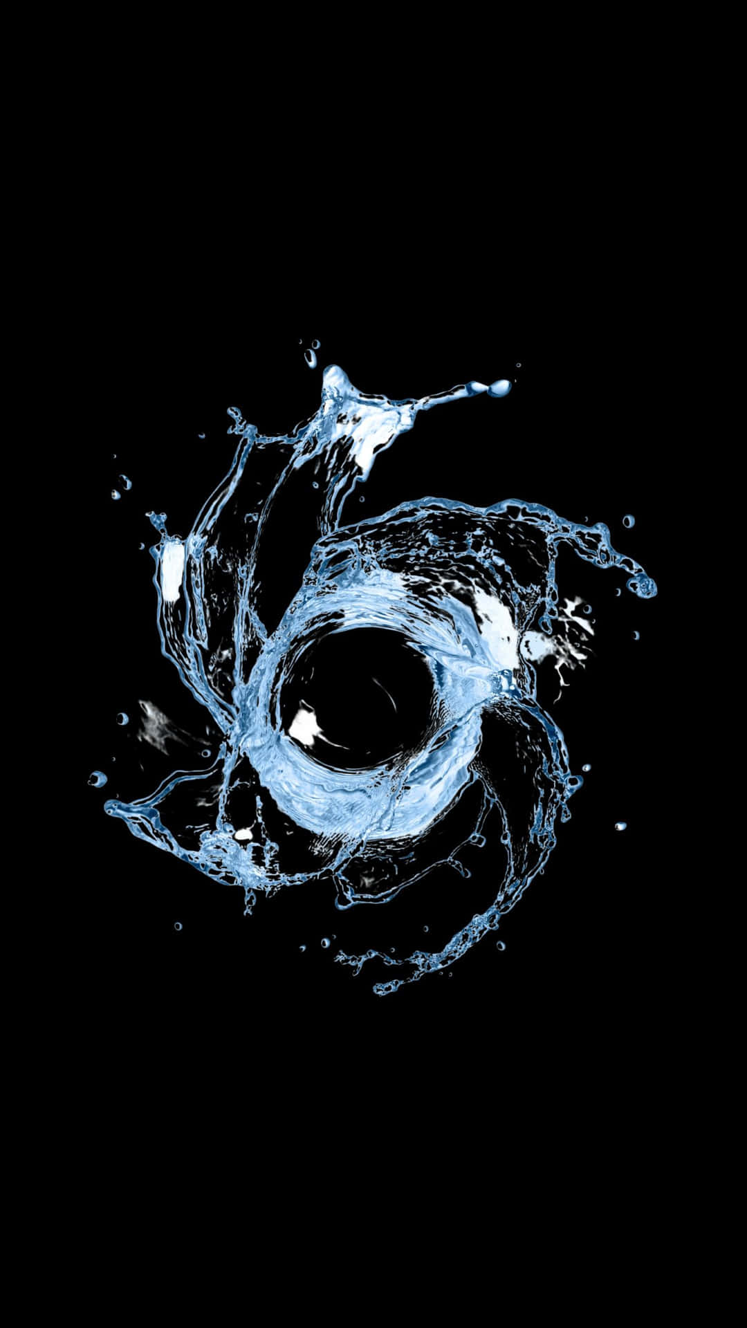 Dynamic Blue Swirl Background Pattern