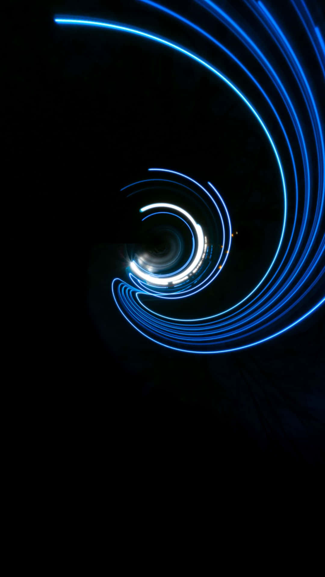 Cycle Through a Blue Swirl