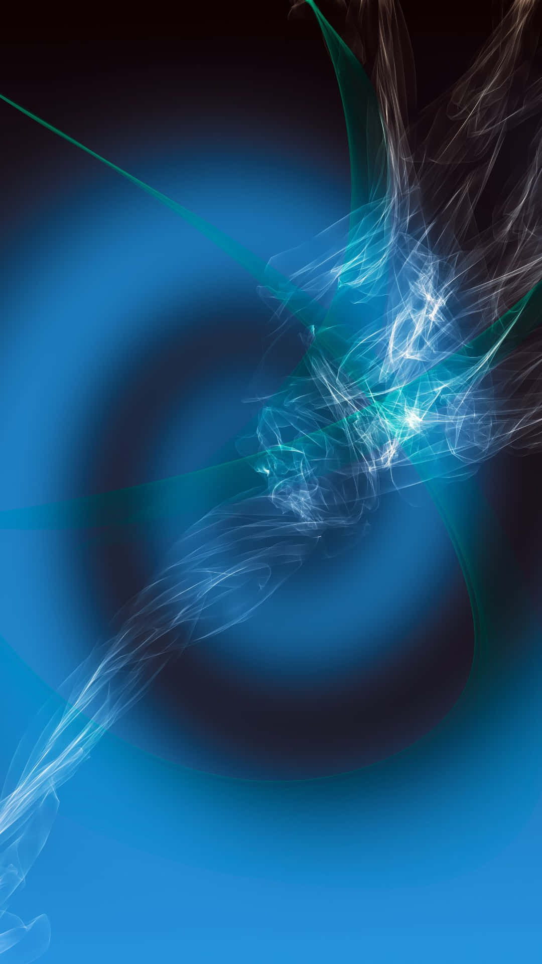 A blue swirl background featuring a mesmerizing optical effect.