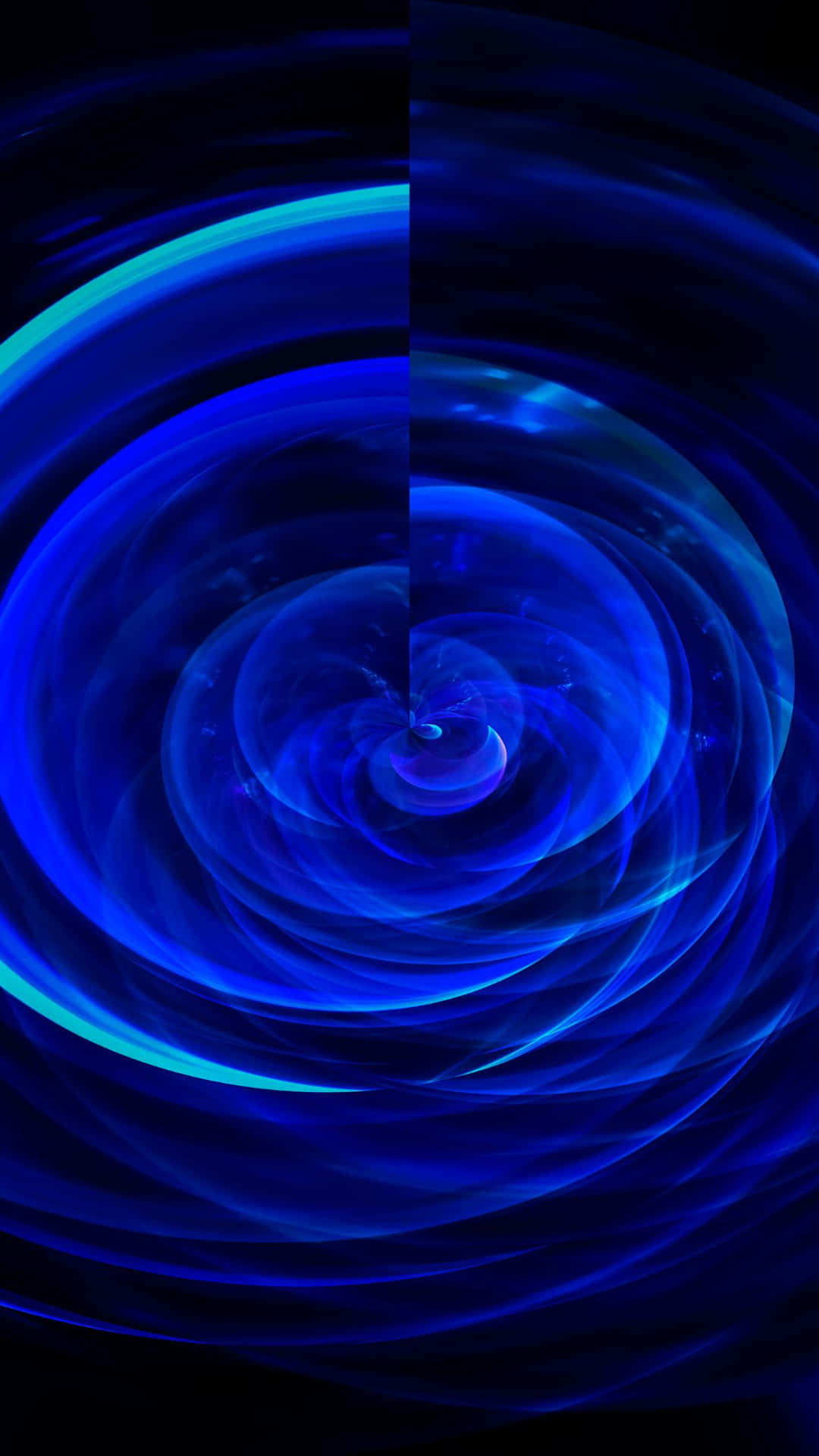 Bright and Beautiful Blue Swirl