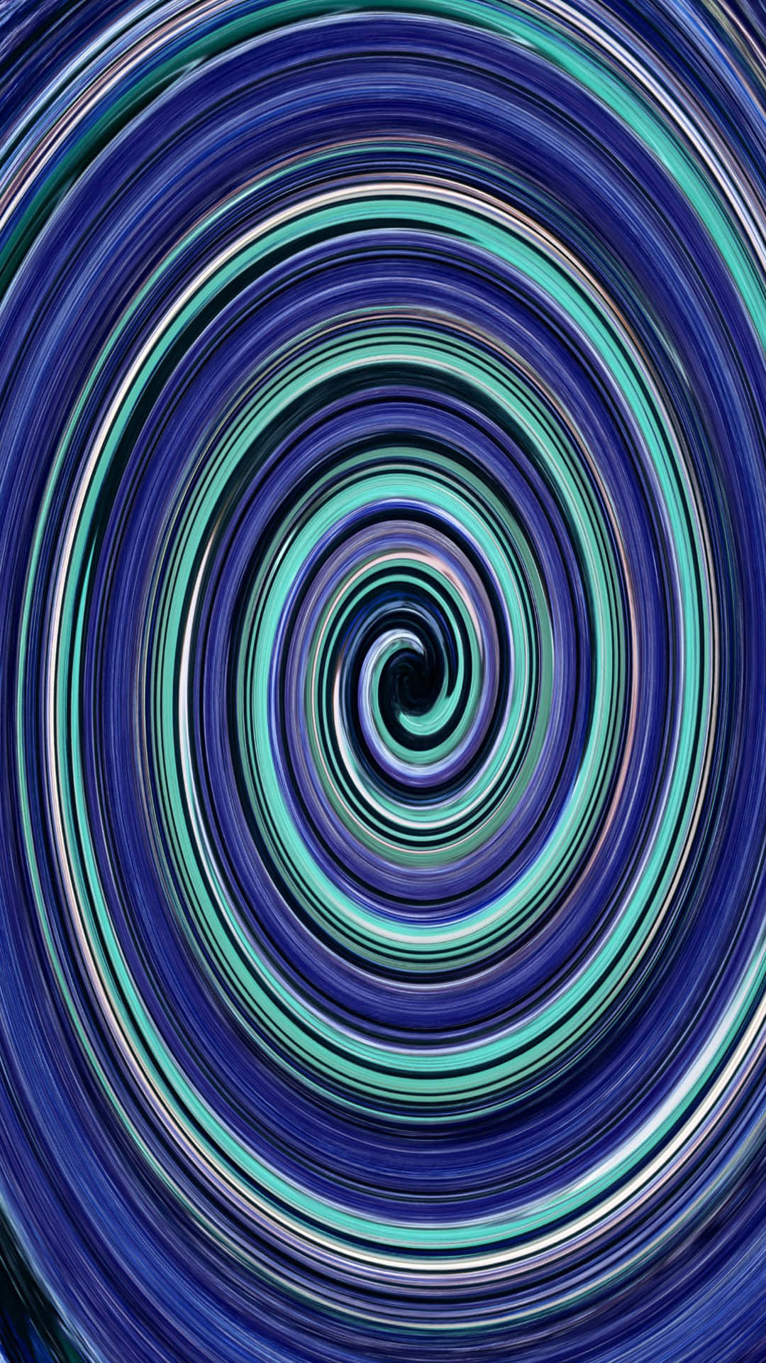 Abstract Blue Swirl