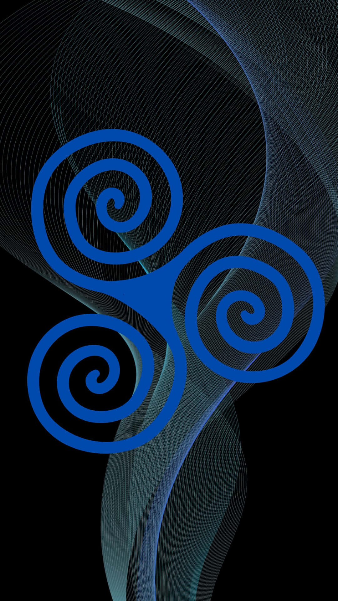 "Beautiful abstract blue swirl pattern for any background."