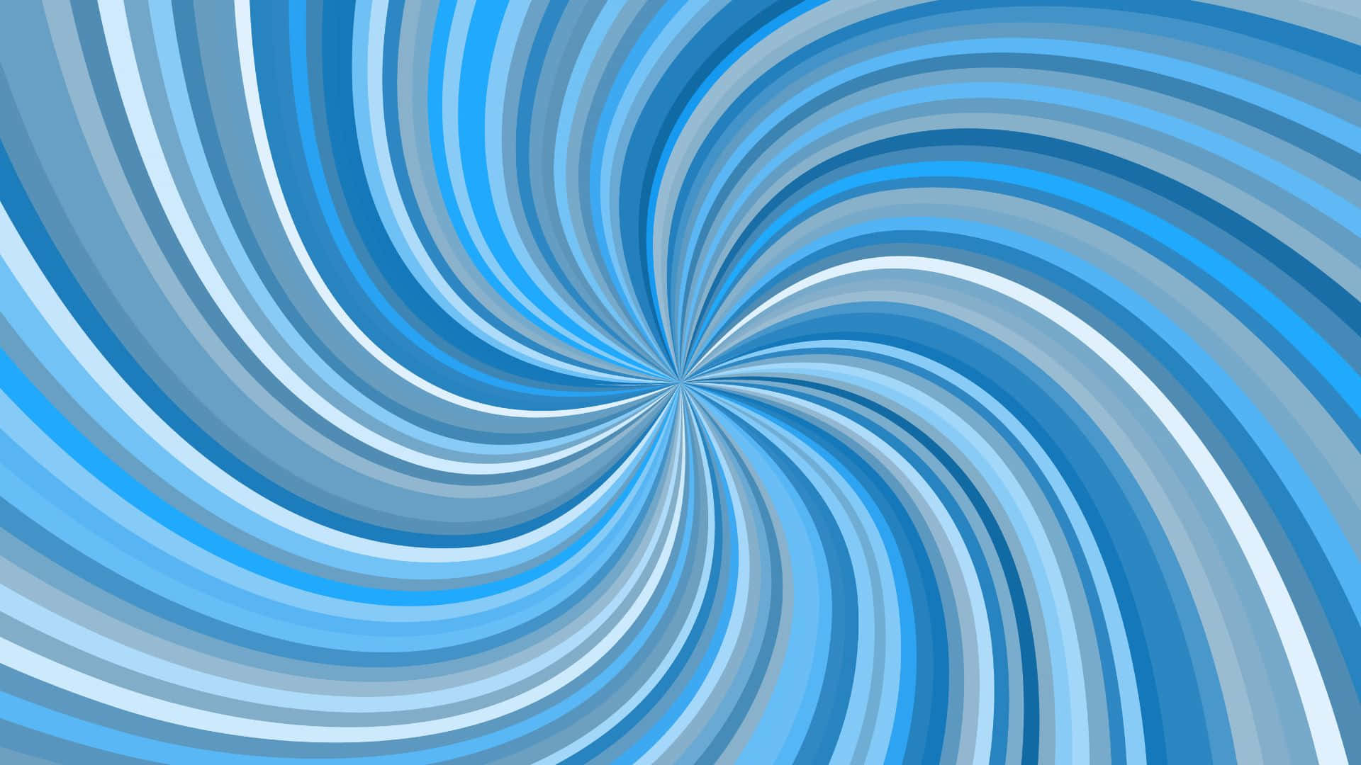 A spiraling pattern of blues.