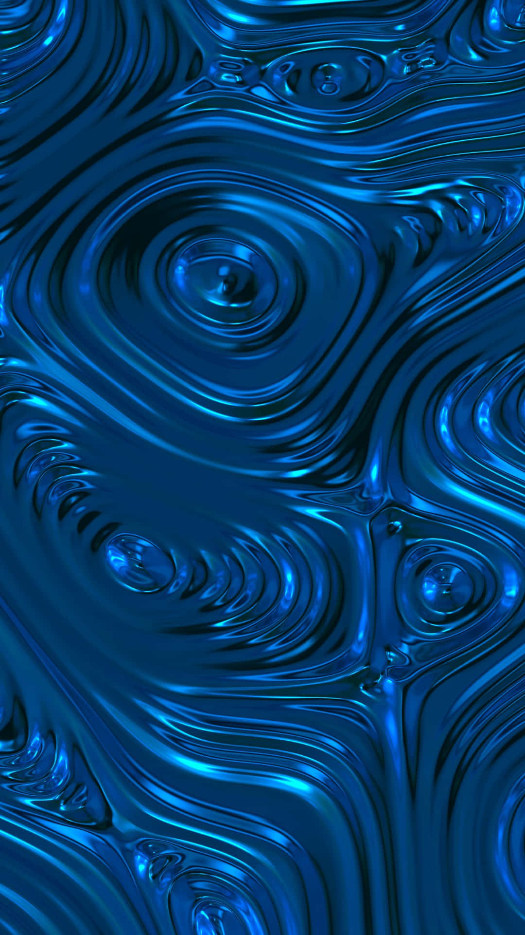 Bright blue swirling background