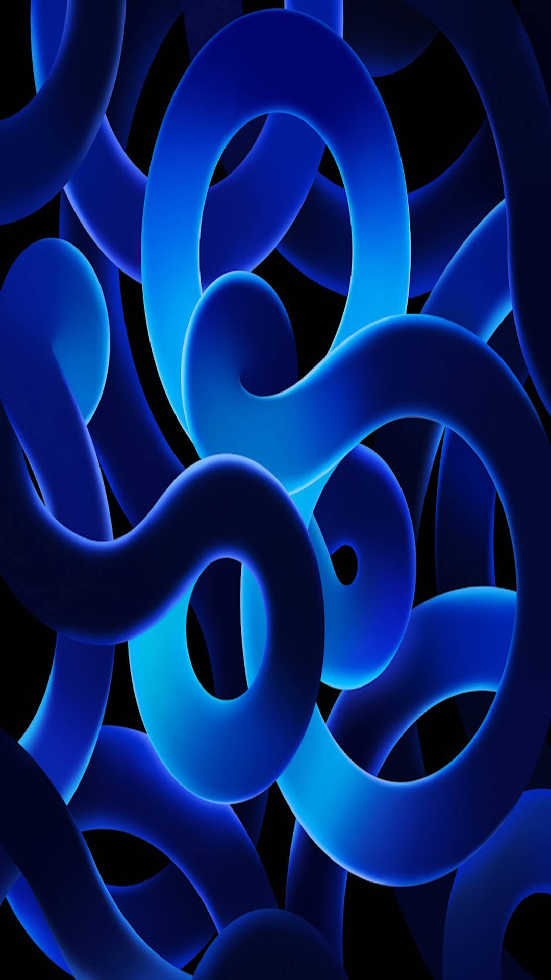 Blue Swirls iOS Default Wallpaper