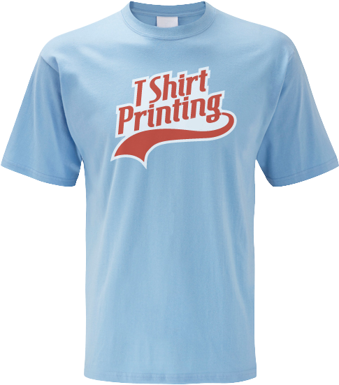 Blue T Shirt Printing Graphic PNG