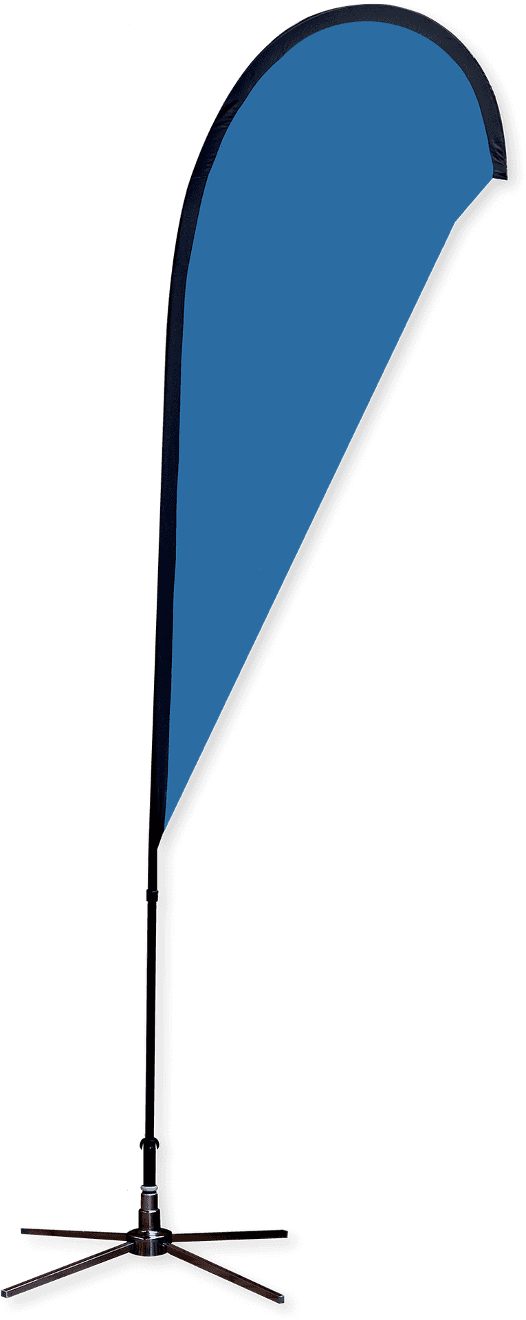Blue Teardrop Banner Stand PNG