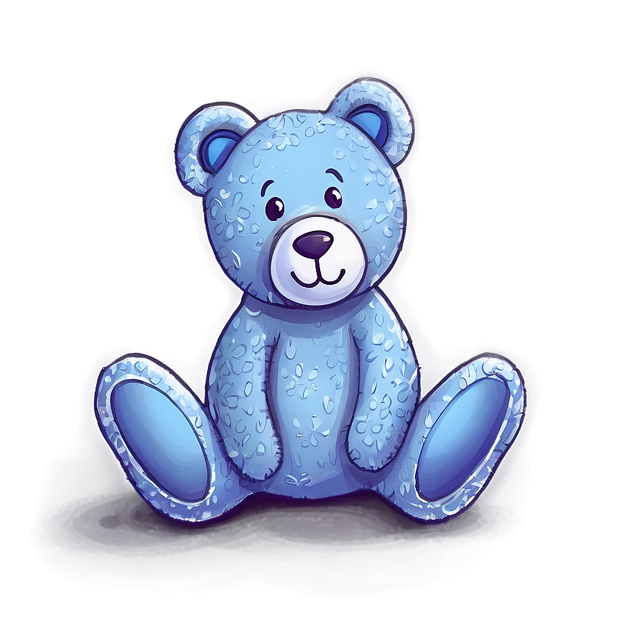 Blue Teddy Bear Png 91 PNG
