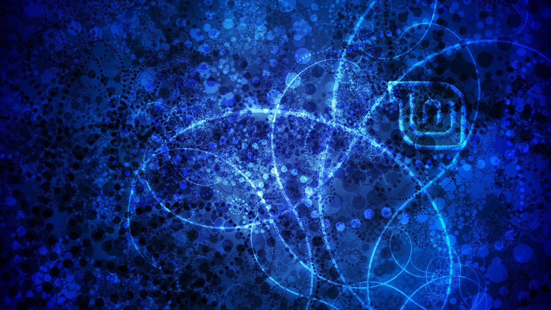 Blue-themed Theoretical Physics Wallpaper