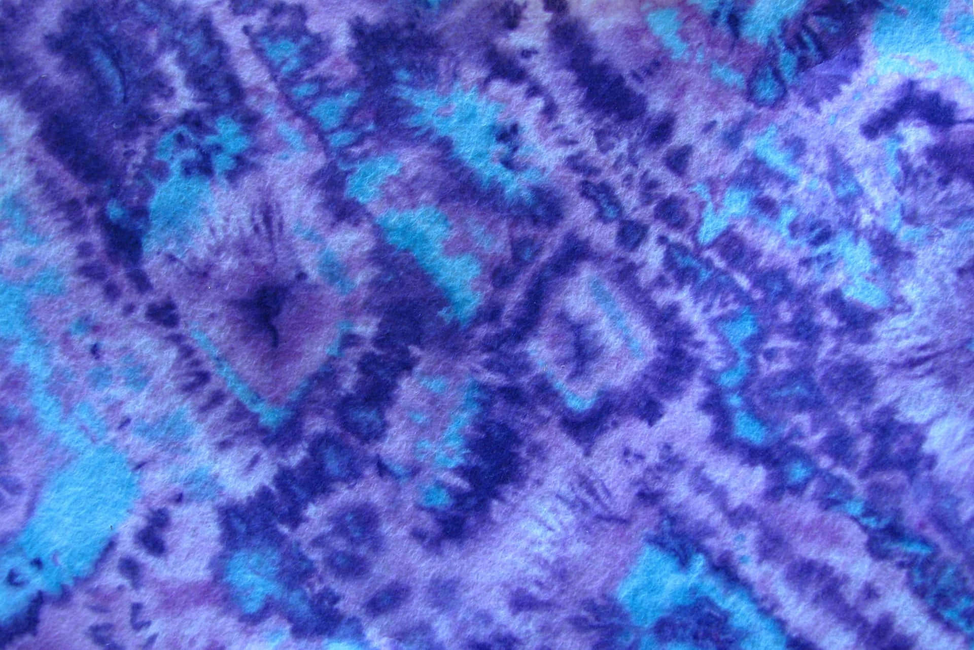 Unprimo Piano Di Un Tessuto Tie Dye Viola E Blu