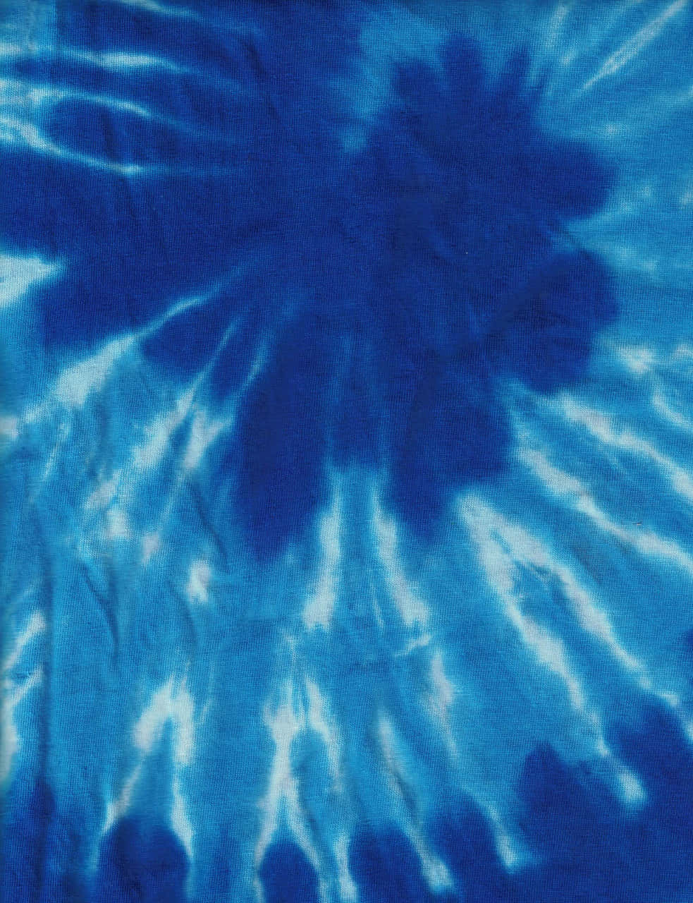 "A Unique Piece of Blue Tie Dye" Wallpaper