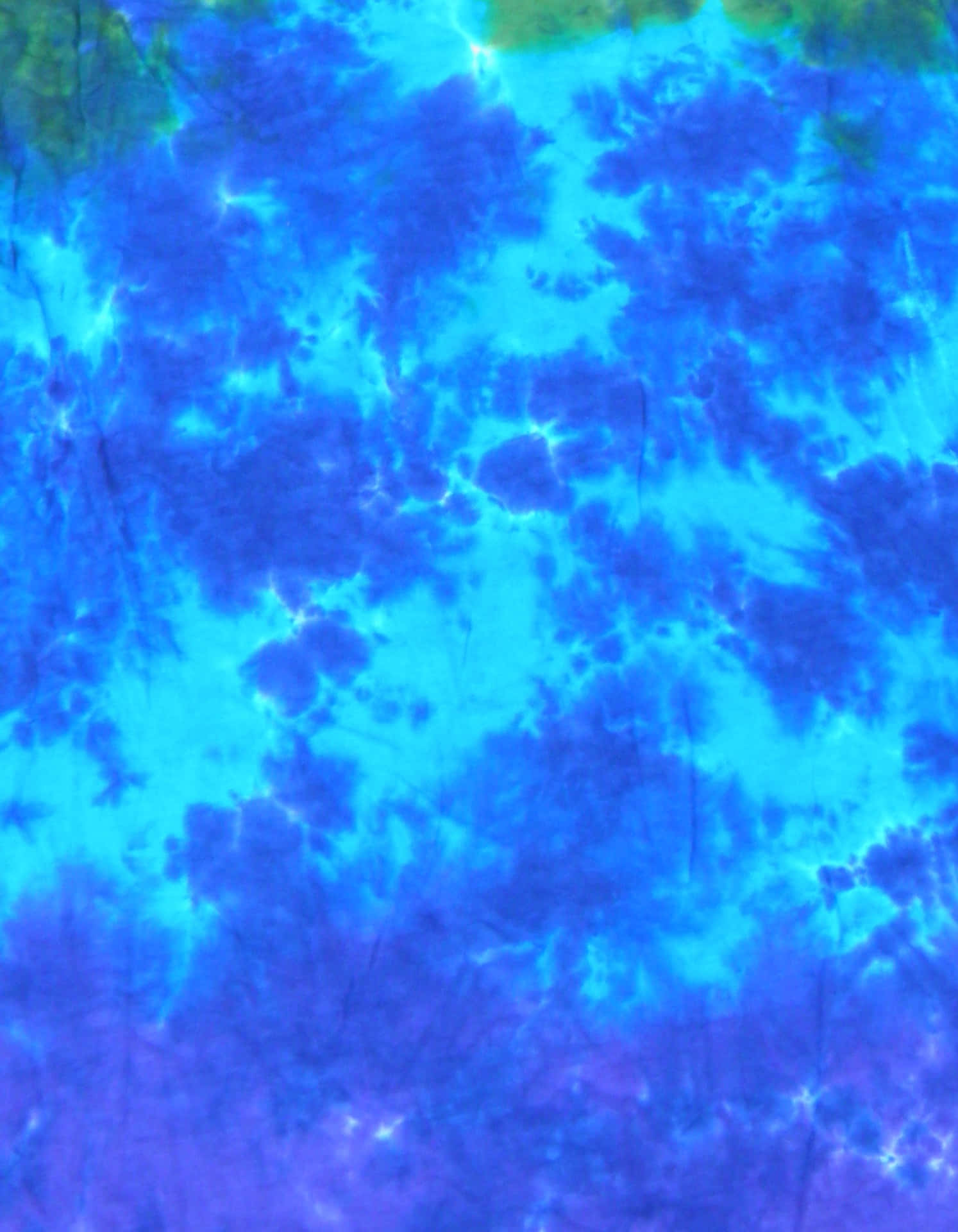 Gelite Färg Med Ett Färgstarkt Blått Tie Dye-mönster På Dator- Eller Mobilskärmen. Wallpaper