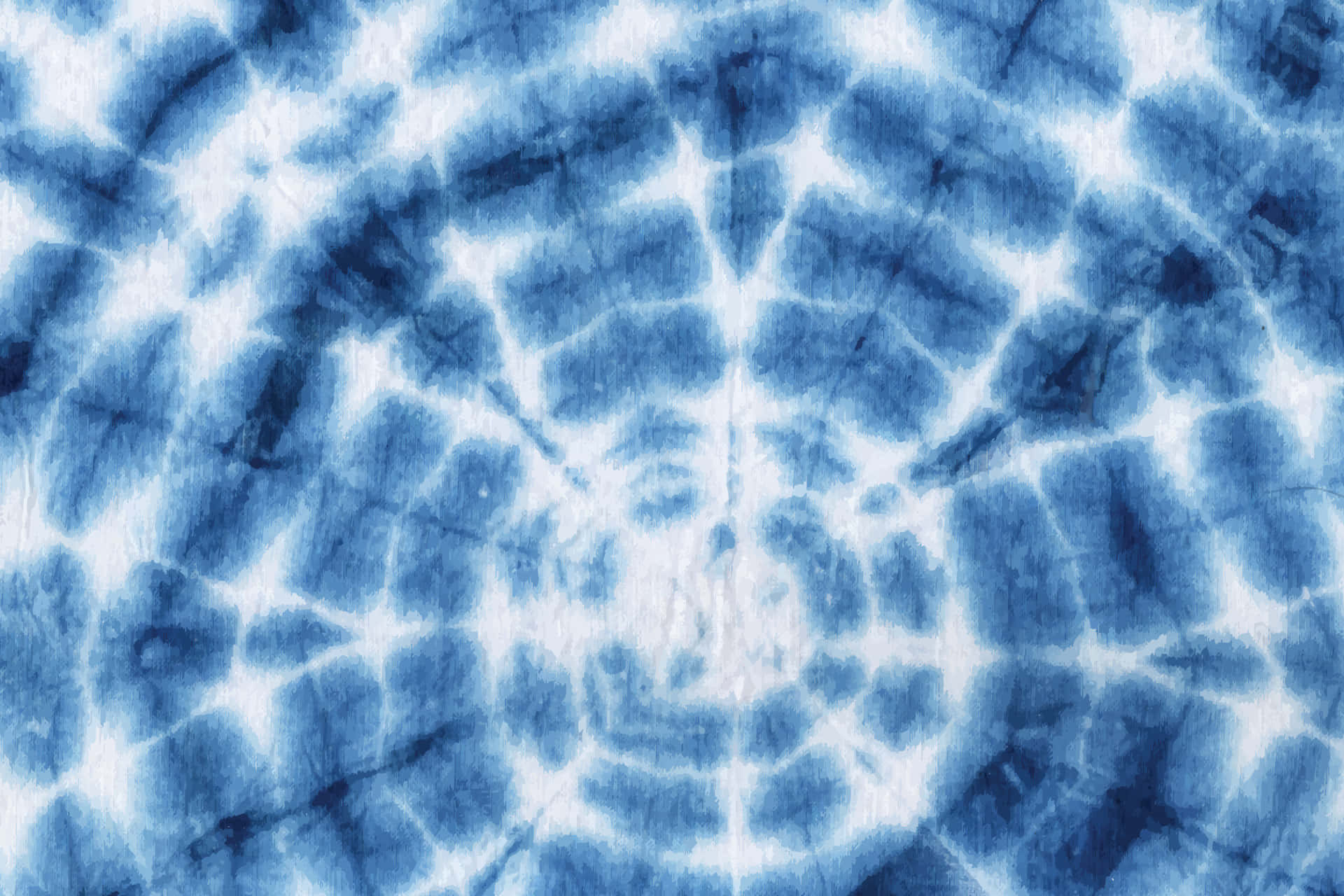 Unvibrante Patrón De Espiral Teñido En Azul Diseñado Para Hacer Una Declaración Audaz. Fondo de pantalla