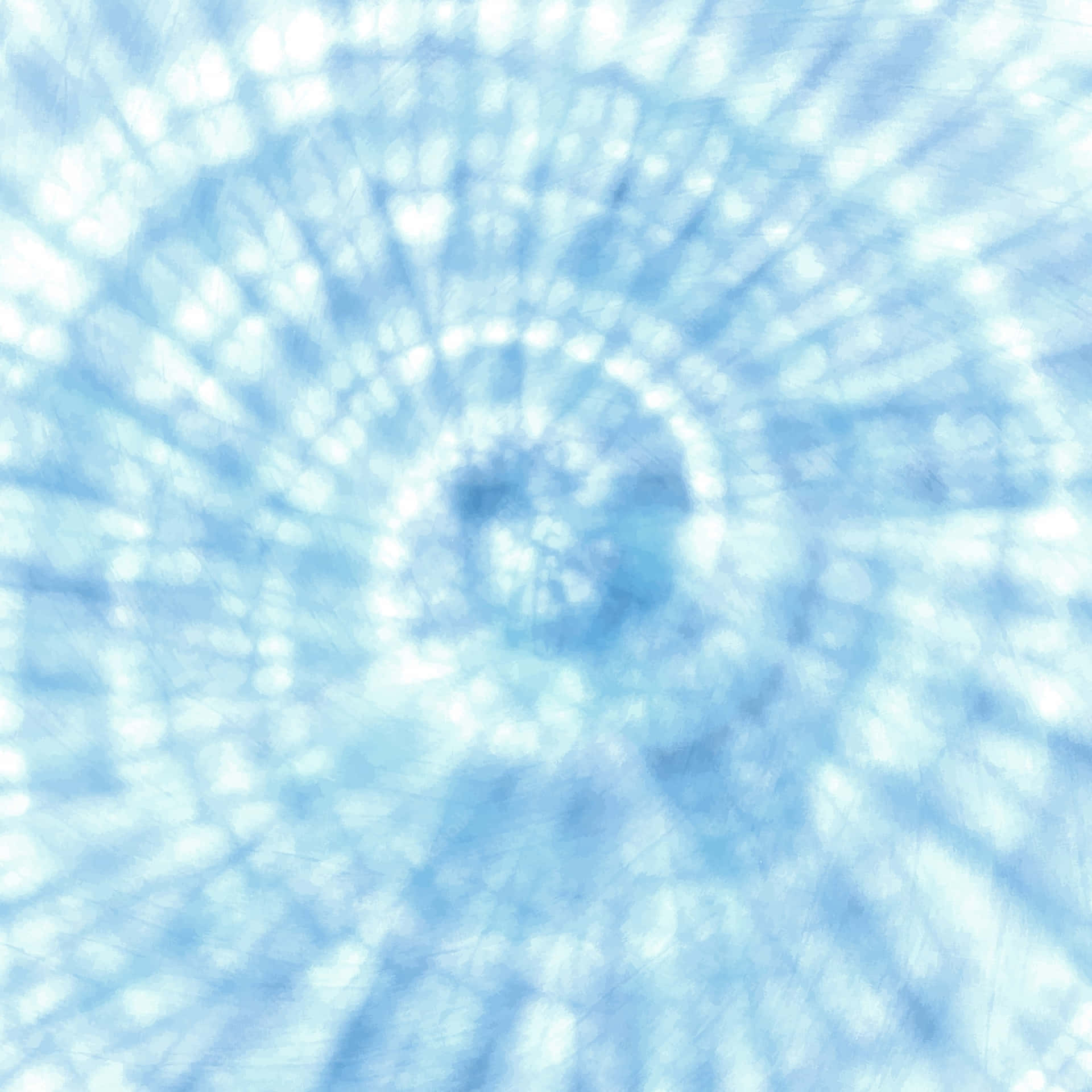 Udstrål fra Mængden i Blå Tie Dye Wallpaper