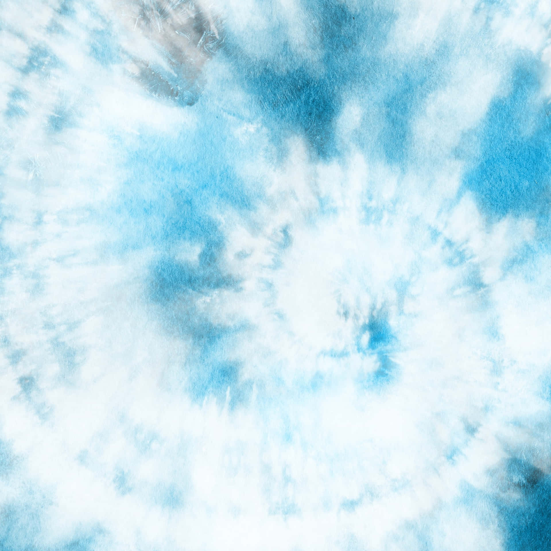 A Blue And White Tie Dye Painting Wallpaper