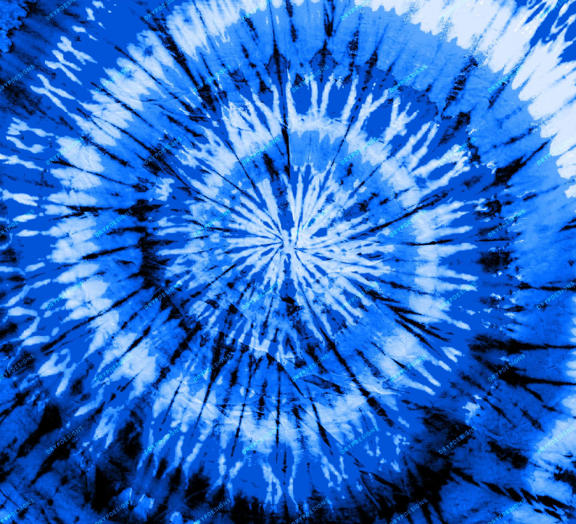 Bring Your Look to Life with Blue Tie Dye Wallpaper