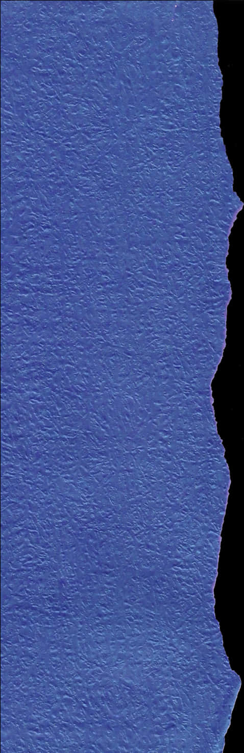Blue Torn Paper Edge PNG