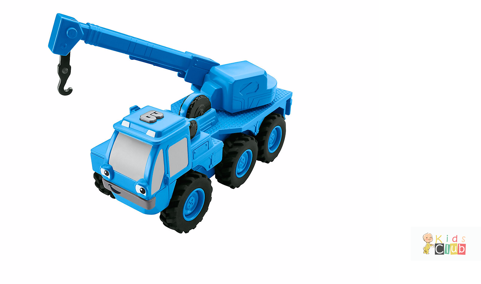 Blue Toy Crane Truck PNG