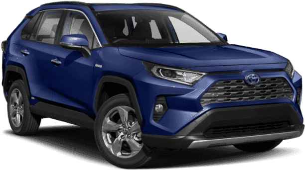 Blue Toyota R A V4 S U V2023 PNG