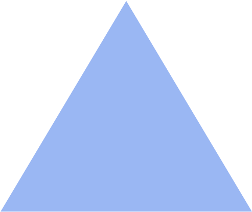 Blue Triangle Graphic PNG