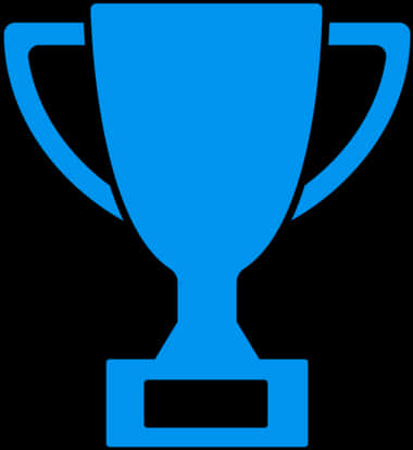 Blue Trophy Icon PNG