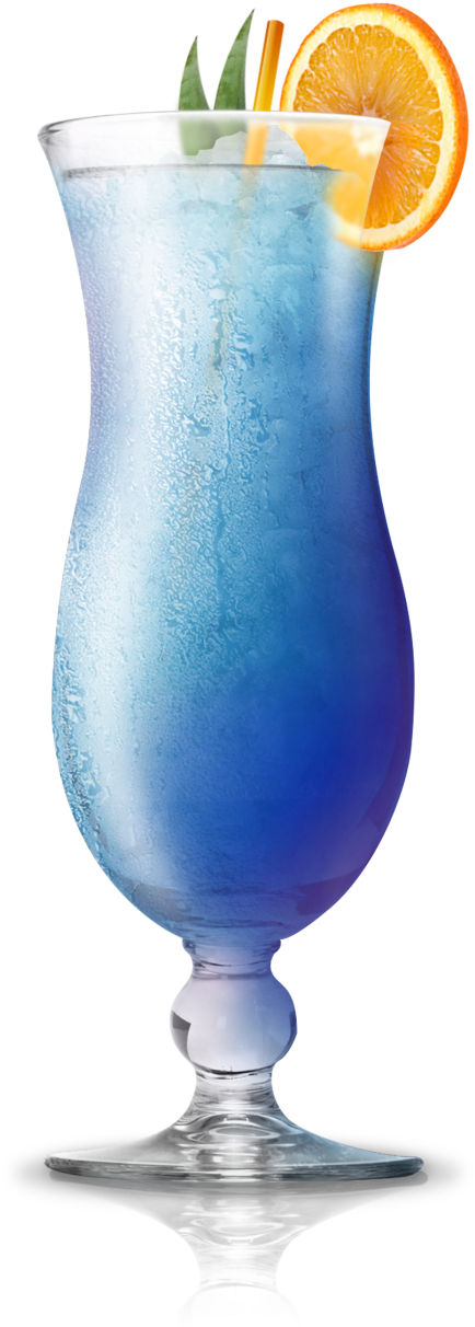 Blue Tropical Cocktail PNG