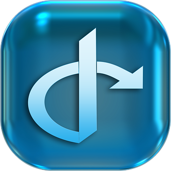 Blue Undo Redo Icon PNG