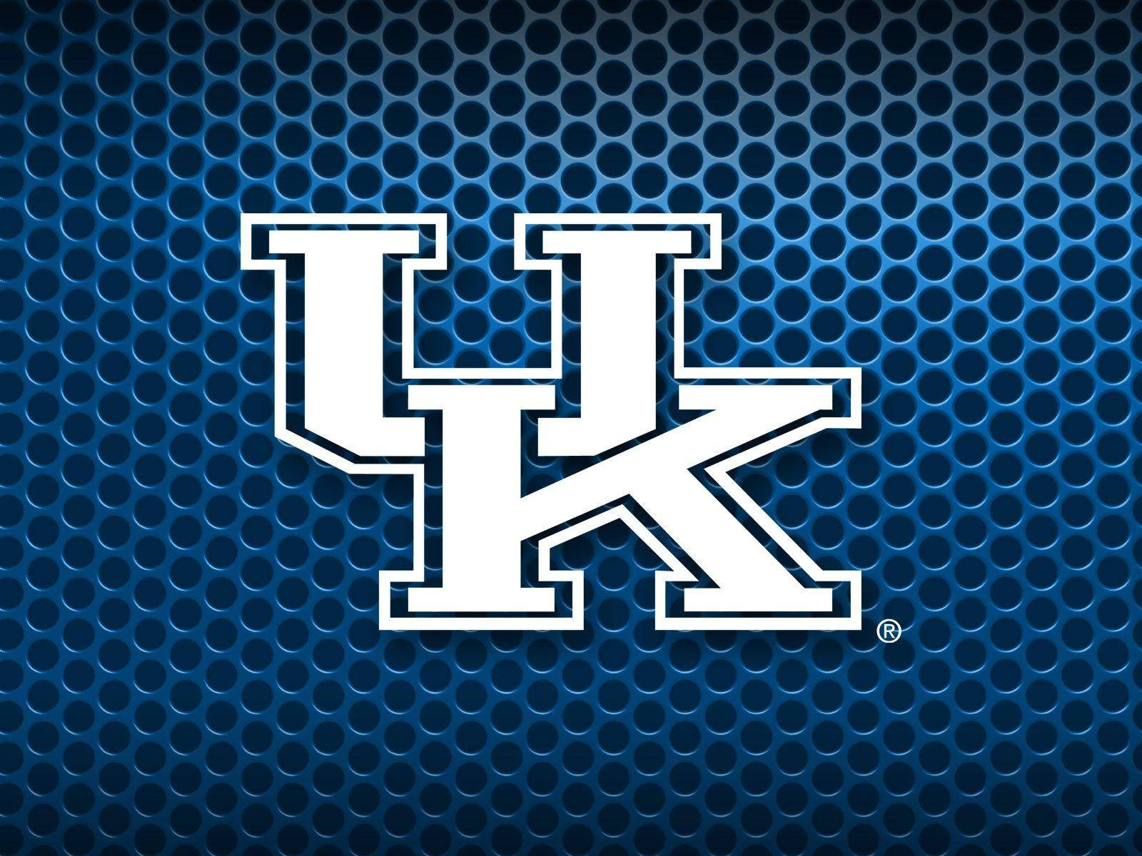 Logotipoazul De La Universidad De Kentucky. Fondo de pantalla