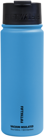 Blue Vacuum Insulated Water Bottle PNG