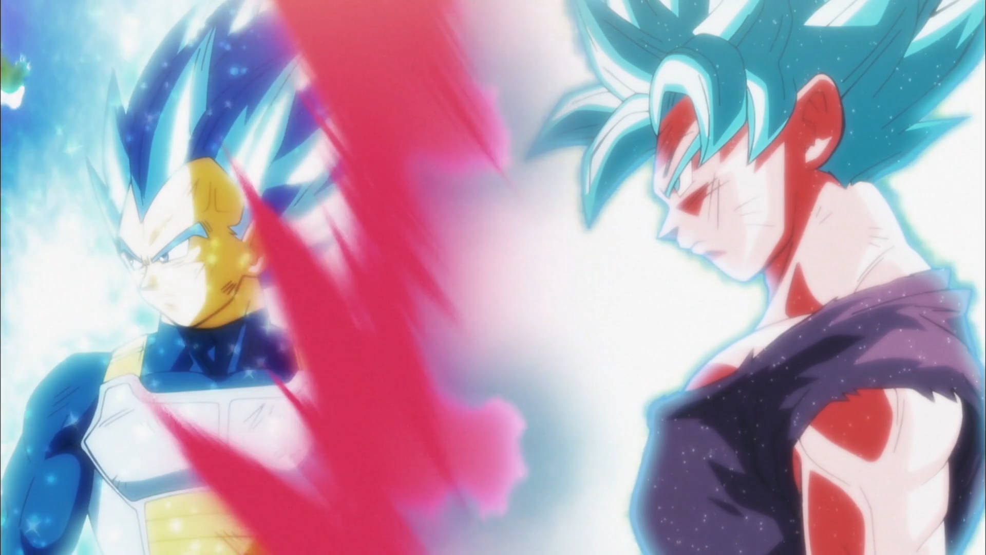 Blauervegeta Goku Super Saiyan Wallpaper