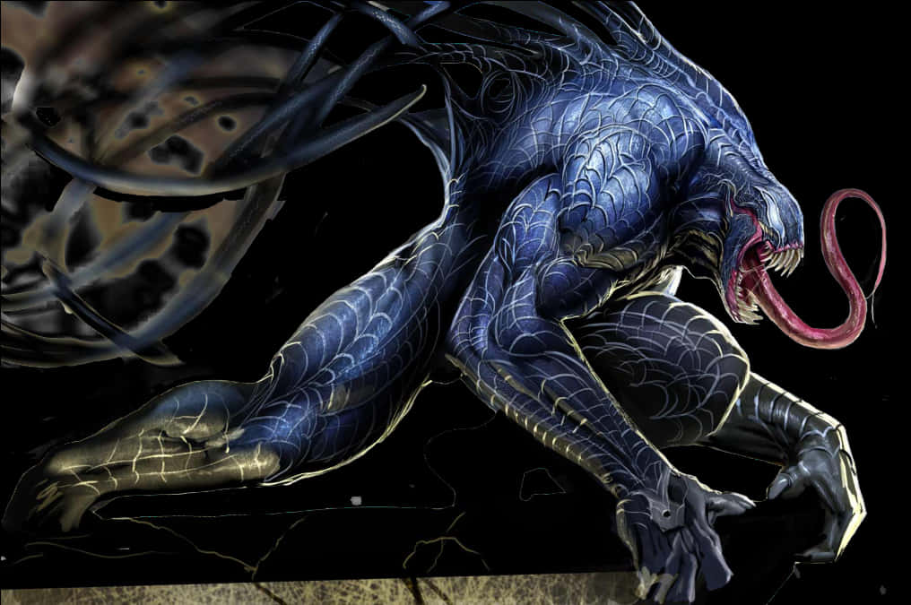 Blue Venom Artwork PNG