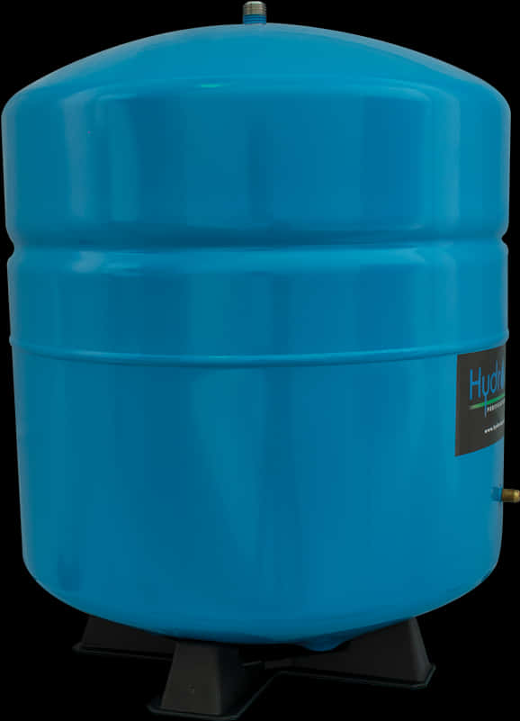 Blue Vertical Water Pressure Tank PNG