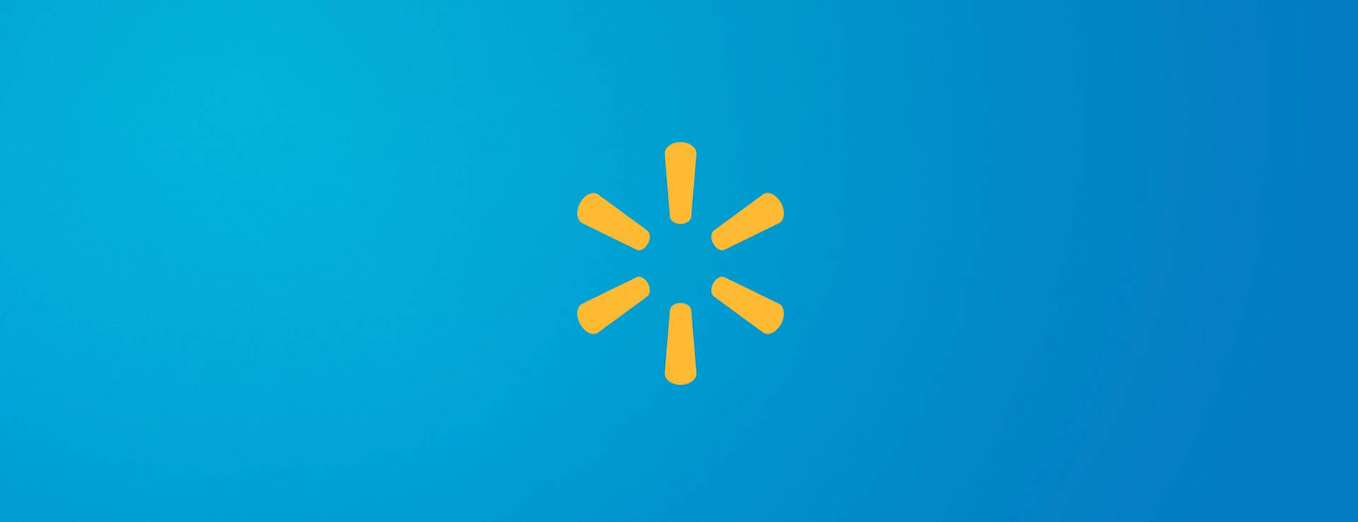 Blå Walmart Spark Logo Wallpaper