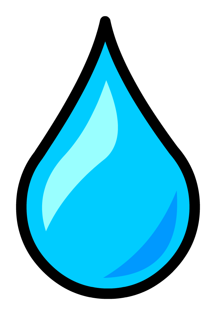 Blue Water Drop Icon PNG