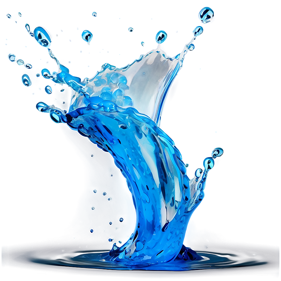 Blue Water Splash Png Sdr PNG