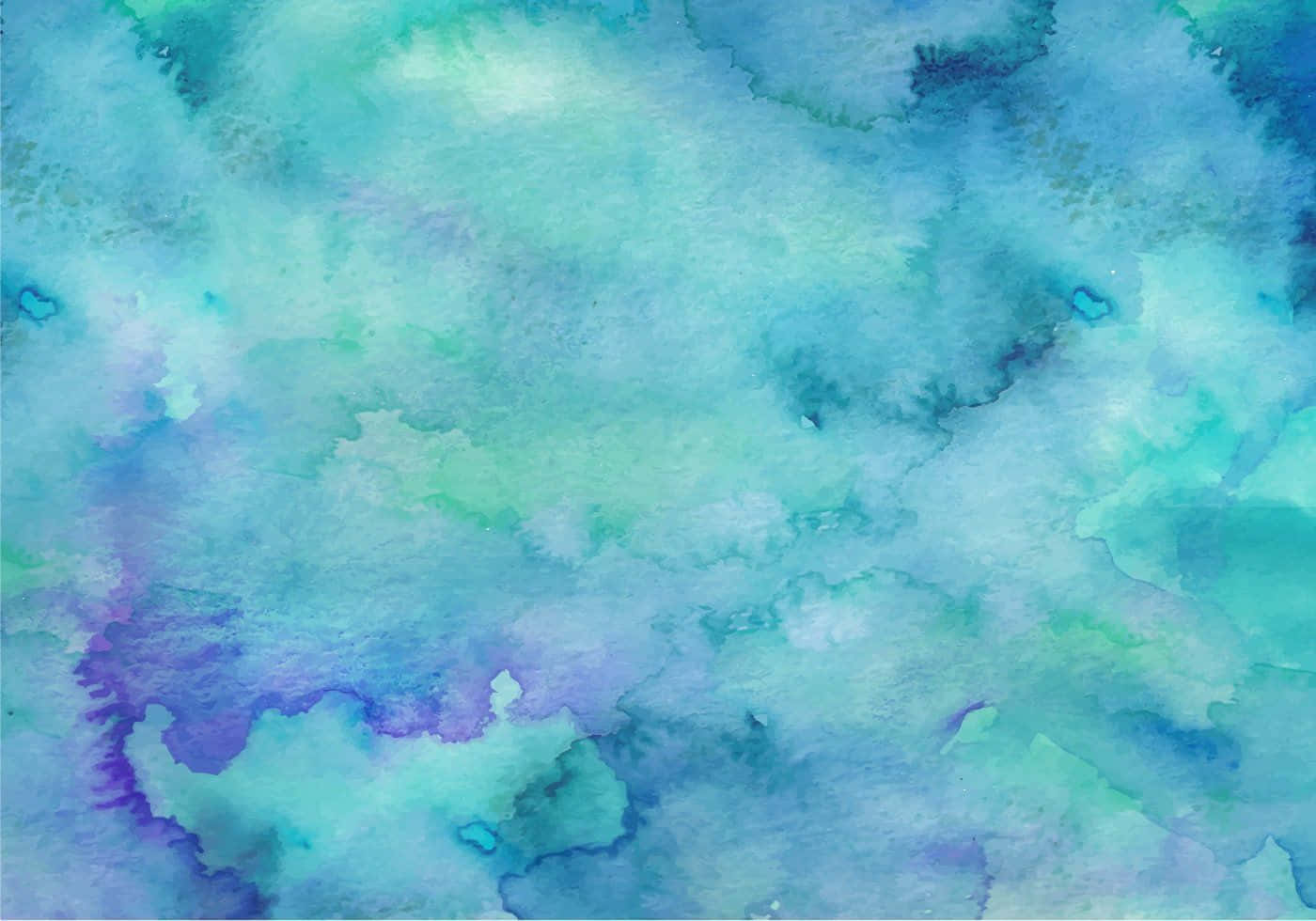 Violet Teal And Blue Watercolor Background