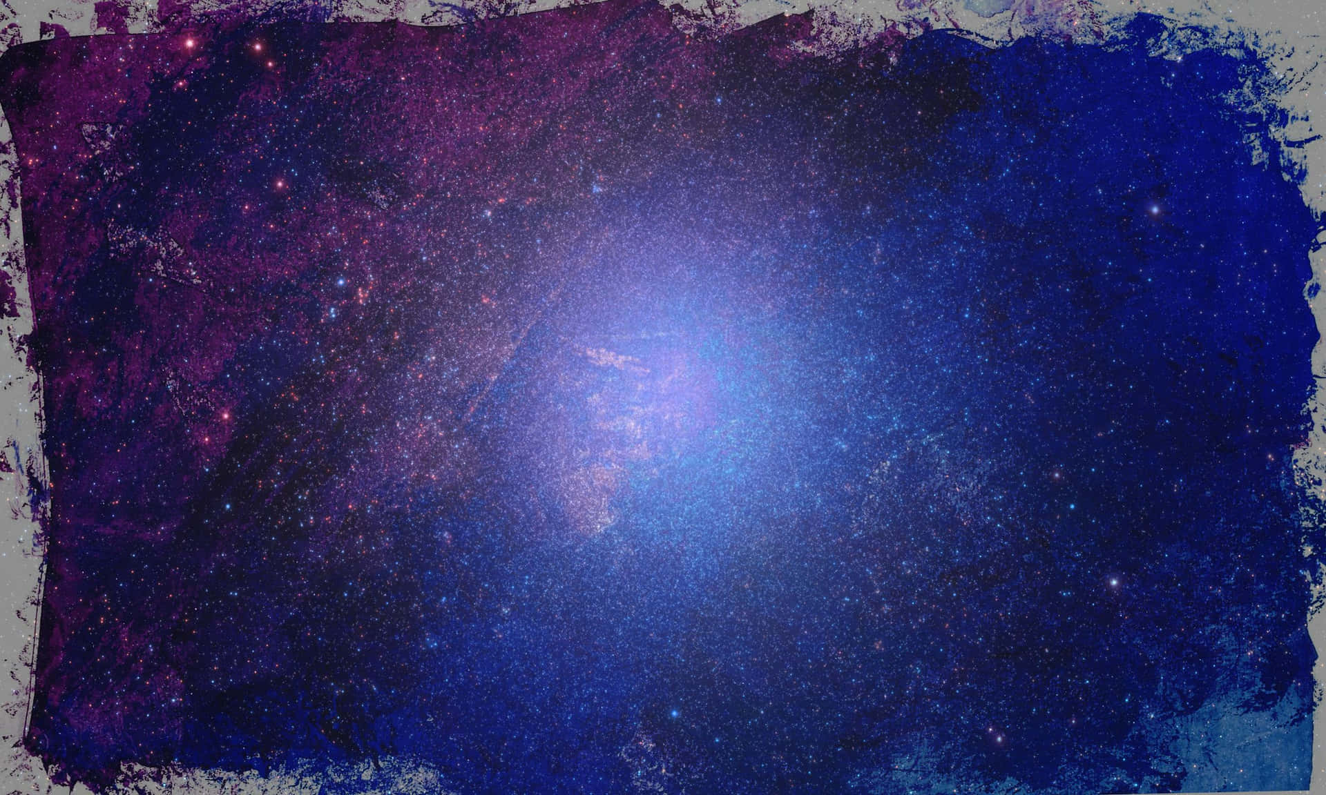 Space Artwork Purple And Blue Watercolor Background