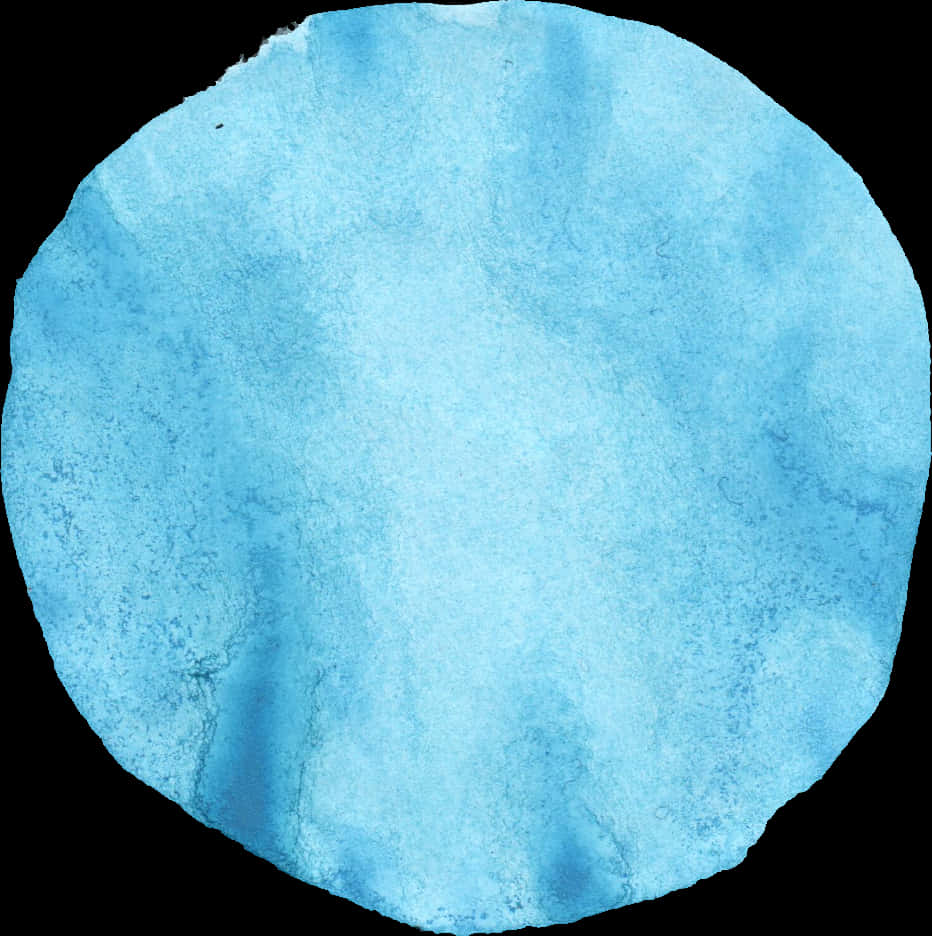 Blue Watercolor Circle Texture PNG